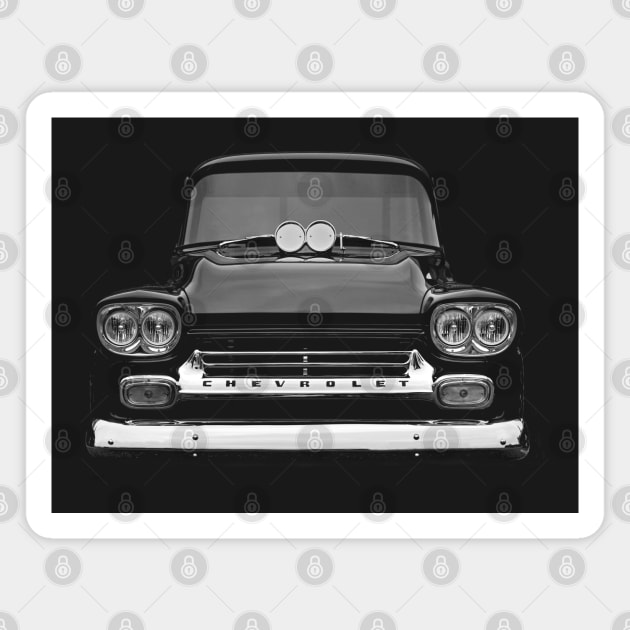 1958 Chevy Apache Pickup Magnet by mal_photography